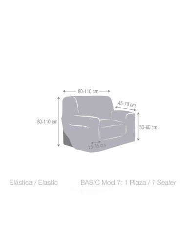 Funda Sofá Basic super elástica Jaz