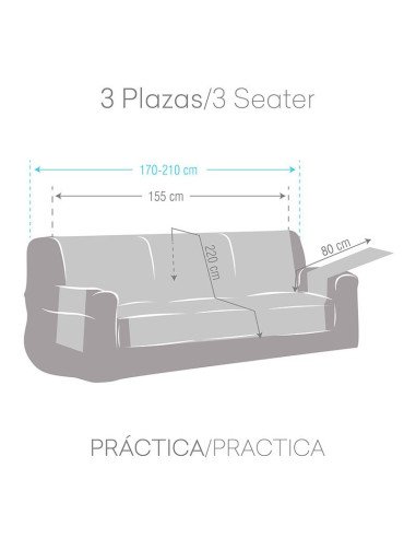 Funda sofa practica Francesca Algodon