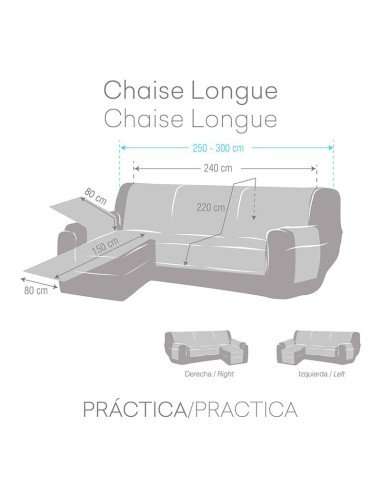 Funda chaise Longue Aqua | Suc de Cottó