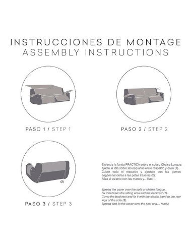 Funda sofa practica relax Antideslizante Montblanc