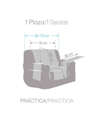 Funda sofa practica Antideslizante Montblanc
