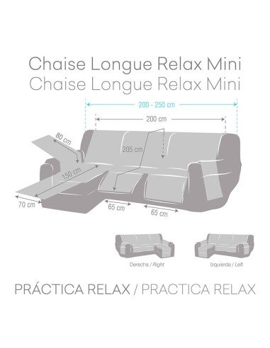 Funda Chaise Longue práctica relax Antideslizante Montblanc