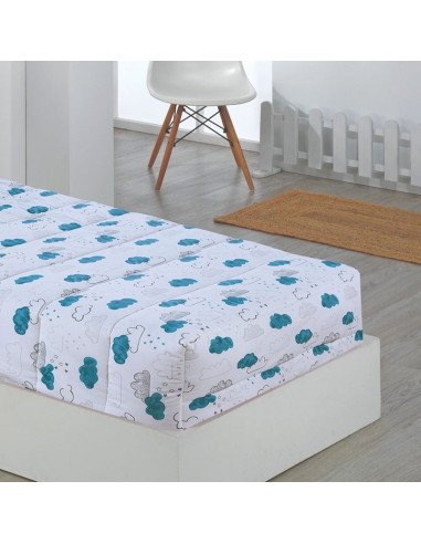 Edredón Ajustable Nubes Agua con funda cojín