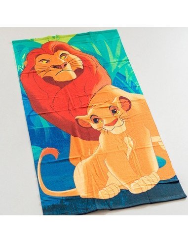 Toalla de Playa Infantil Microfibra 70x140 El Rey Leon