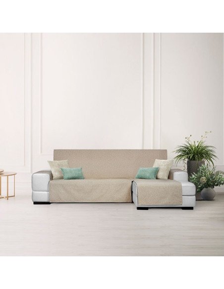 Funda Chaise Longue práctica algodon Impermeable Antimanchas Sky