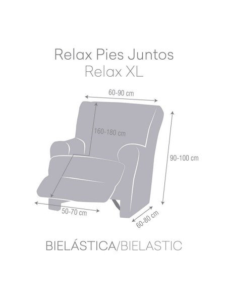 Sillón Relax pies juntos Impermeable Antimanchas City