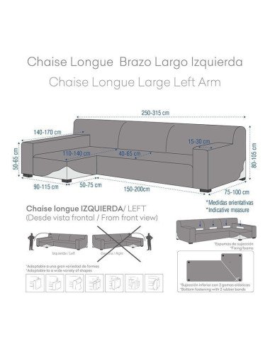Funda Chaise Longue Impermeable Antimanchas City