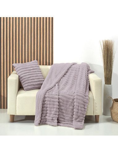 Plaid Manta Jacquard Sherpa borreguito Rabbit