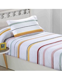 Edredón Ajustable Rayas Xàbia con funda cojín 2