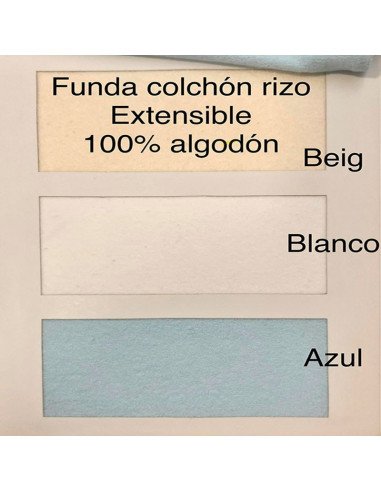 Funda de colchón Rizo Extensible algodón