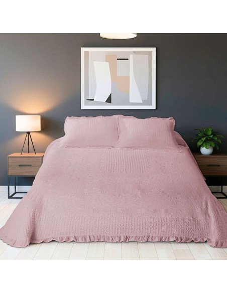 Colcha Crochet con volante Closed