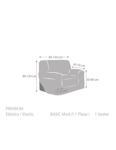 Funda Sofá Basic bielastico Roc
